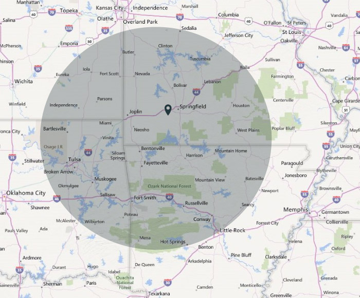 Service Area Map